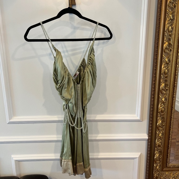 Chloe SS 2005 Runway look 38 Green Silk Dress - Picture 2 of 11